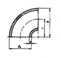 Koleno varné  K3 21.3X2.0 - 90°    DN15   107579